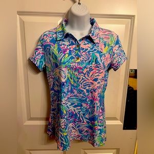 NWOT Lily Pulitzer Luxletic fitted shirt